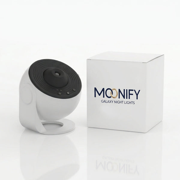 Moonify Galaxy Projector | Screen-Free Sleep Light